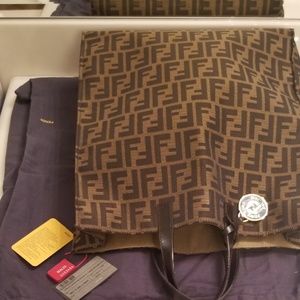 Fendi Zucca Shopper Tote bag